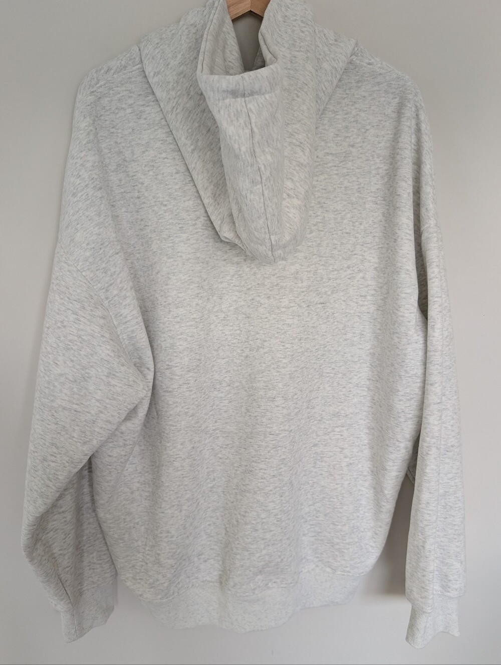 Aelfric Eden Oversized Hoodie Blurring Flower Print Size XL Gray Blue - Picture 8 of 12